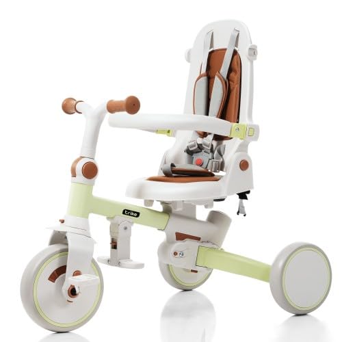 Amazon.co.jp: 子供用三輪車 折りたたみ 手押し かじとり おしゃれ
